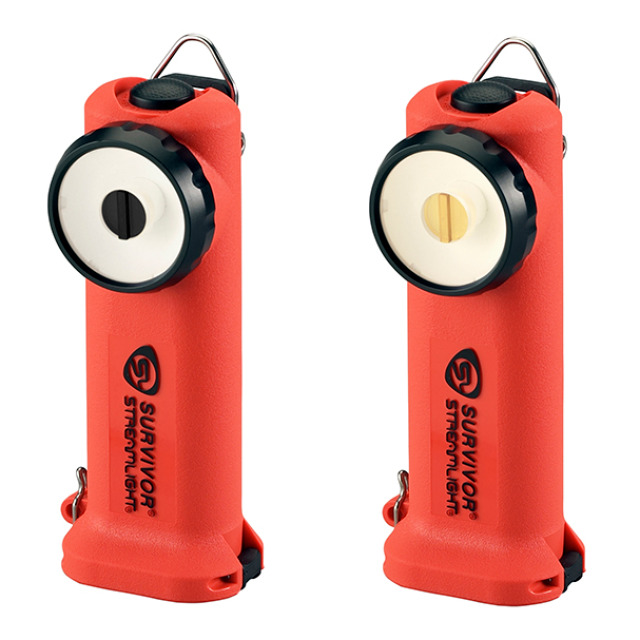 Taschenlampe STREAMLIGHT SURVIVOR Z0 LED, mit Befestigungsclip, 2 Linsenvorsätzen, LiIon-Akku, ohneLadegerät