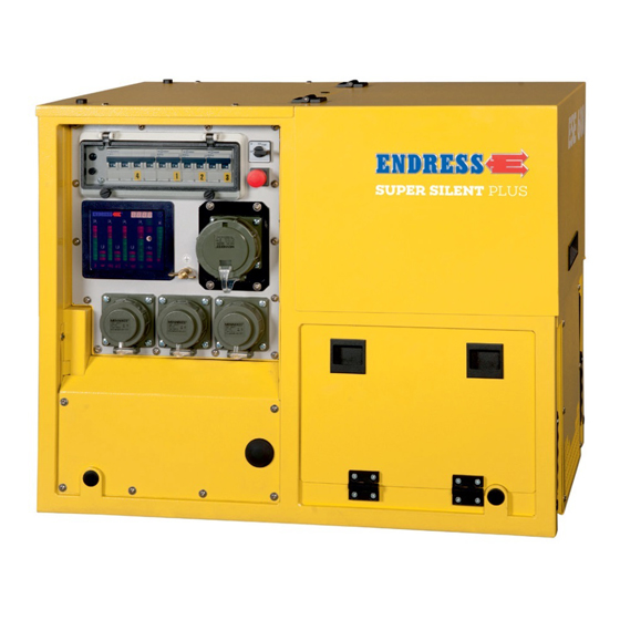 Stromerzeuger ENDRESS ESE 608 DHG ES DI DIN SuperSilent Plus, DIN 14685-1, Elektrostarter, Batterie
