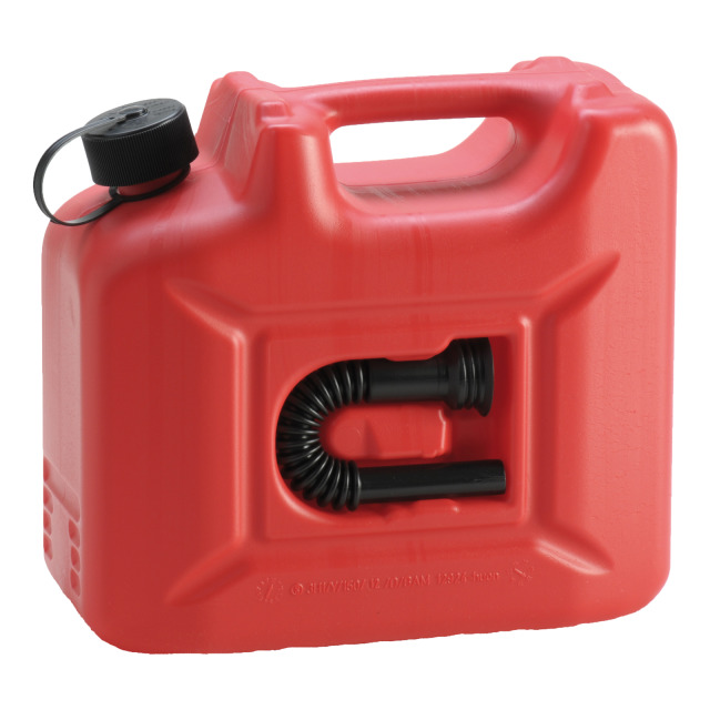 Benzinkanister PROFI 10 l, mit GGVS-Zulassung, ausKunststoff, Farbe rot