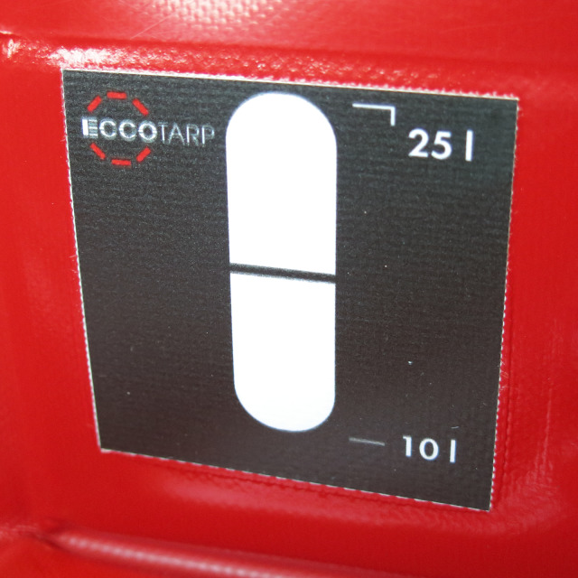 Auffangwanne ECCOTARP ET 041 XL DECON, faltbar, Inhalt 450 l,  (LxBxH) 1500x1500x225 mm, mit Transporttasche