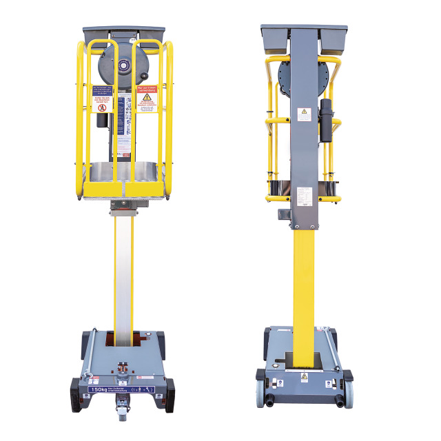 Vertikalmastlift MUNK RETTUNGSTECHNIK FlexxLift 1.5, Plattformhöhe max. 1,5 m, Belastbarkeit 150 kg
