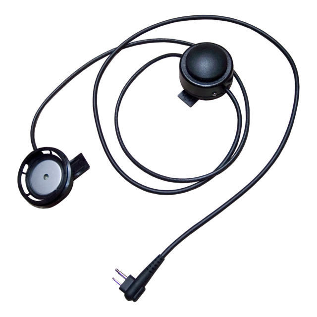 Hör-Sprechgarnitur MSA für MOTOROLA GP 300, mit Lemo-Kupplung. Ohne Adapter zur Maskenbefestigung