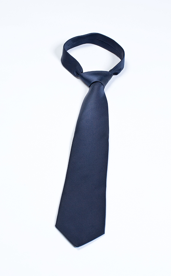 Krawatte HAUCKE, dunkelblau, ohne Emblem