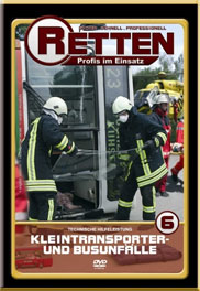RETTEN DVD 6 technische Hilfeleistung Kleintransporter- und Busunfälle