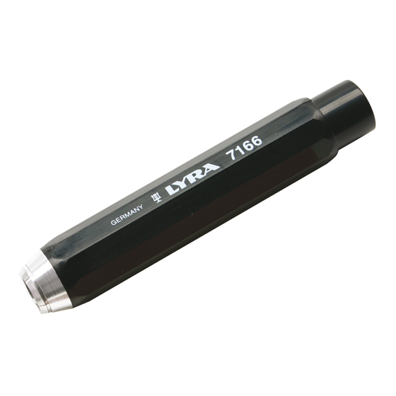 Kreidefallstift mit Druckmechanik, Länge 120 mm, für Signierkreiden mit Ø 11-12 mm
