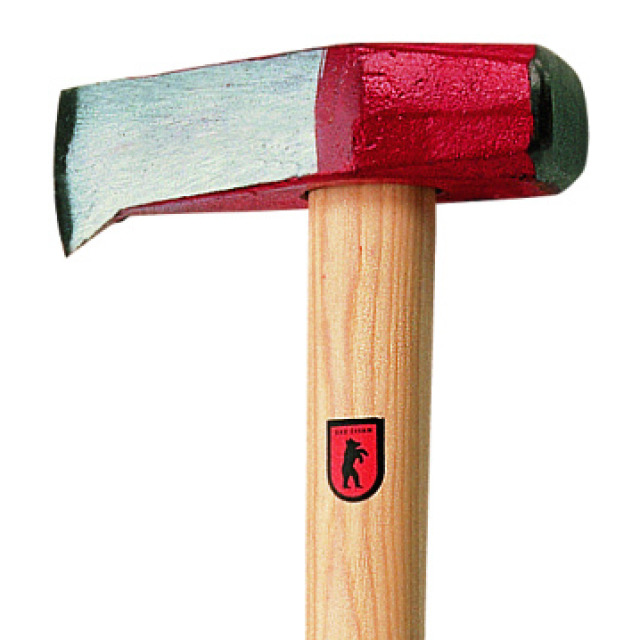 Spalthammer 3 kg SHW PREMIUM, mit Stiel aus Hickoryholz, Länge 900 mm