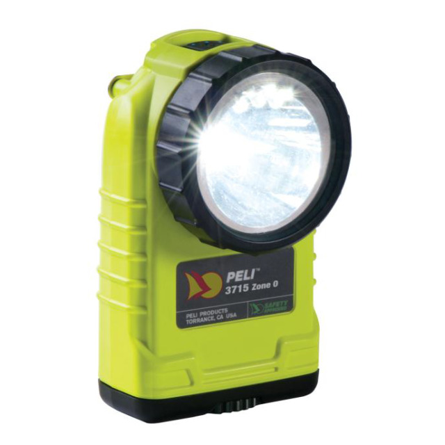 Taschenlampe PELI 3715Z0 LED, ATEX-Zulassung Zone0, ohne Batterien