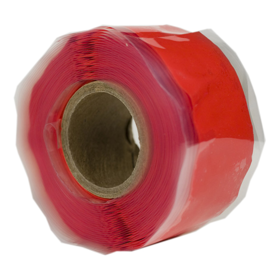 ResQ-tape Rolle Standard. Länge 3,65 m, Breite 25,4 mm, Farbe rot. Lieferung im Druckverschlussbeutel