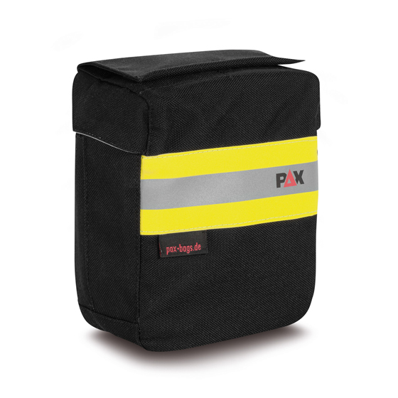 PAX Atemschutzholster L, aus PAX-Dura, schwarz, Reflexstreifen