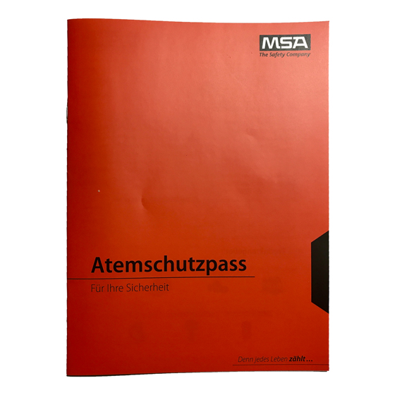 Atemschutzpass MSA, DIN A5