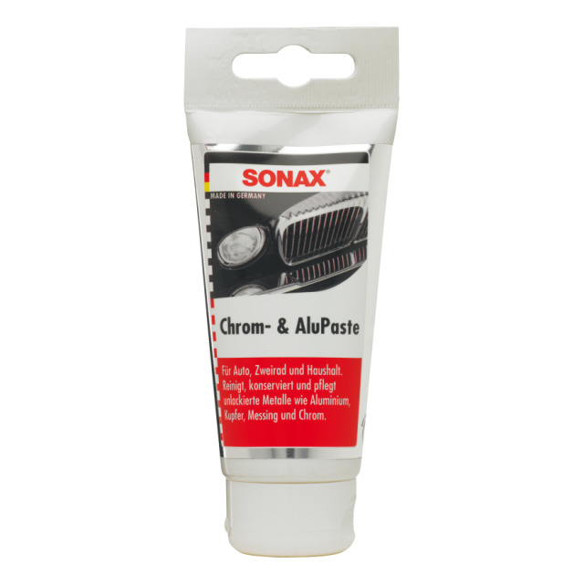 SONAX Chrom- & AluPaste, Tube mit 75 ml Inhalt