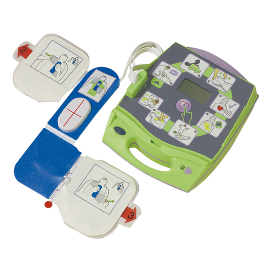 Defibrillator ZOLL AED PLUS, mit CPR-D Elektrode,Batteriesatz, Tasche
