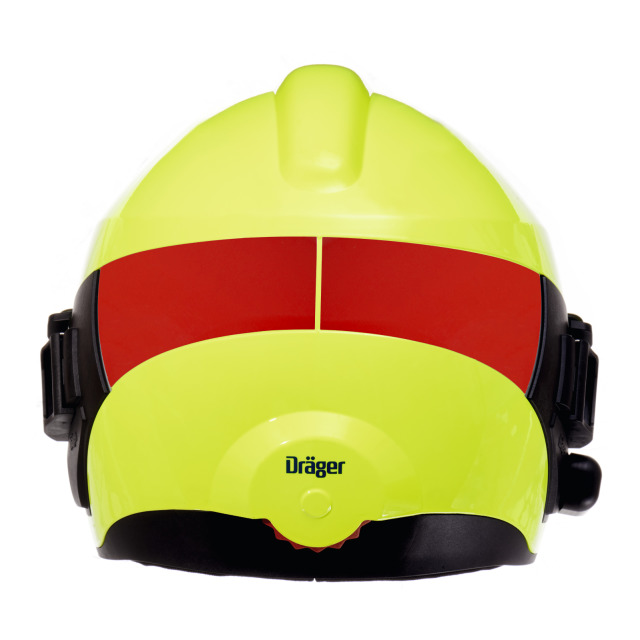 Reflexstreifen DRÄGER für Feuerwehrhelm HPS 7000 Helmgröße H2, gelb, 2-teilig, rückseitig, als Ersatz oder zur Nachrüstung