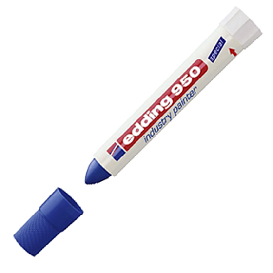 Kennzeichnungsstift blau, stark deckende hochpermanente Farbpaste