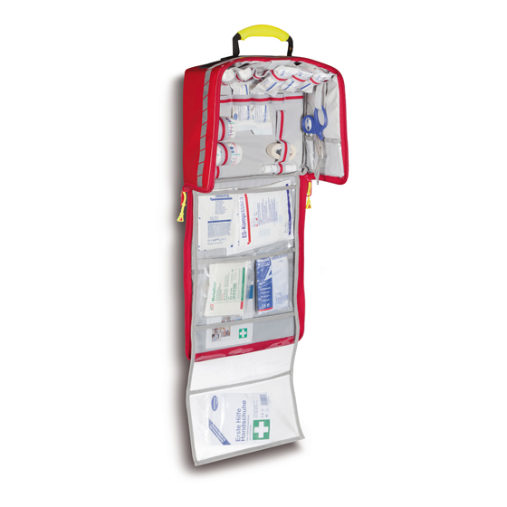 Erste-Hilfe-Tasche XL PAX, aus PAX-Plan, rot, Wandbefestigung