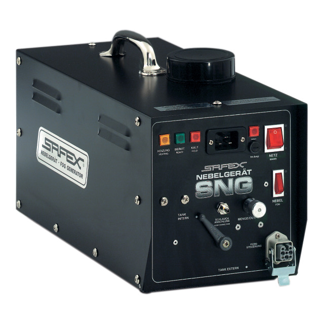 Nebelmaschine SAFEX SNG 16 FW, 230 V/3250 W, 5-polige Fernsteuerungs-Dose, mit Ansaugschlauch