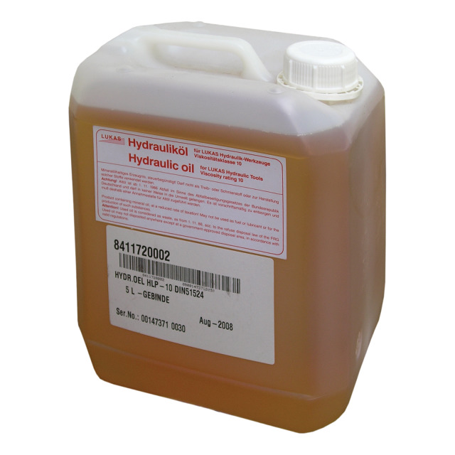 Hydrauliköl LUKAS für Hydraulikpumpen, 10-l-Gebinde