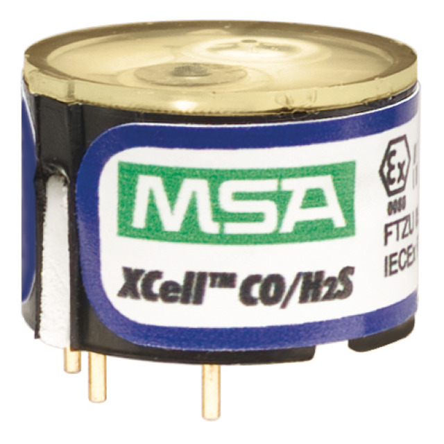 XCell CO/H2S-Sensor für MSA Altair 4X, 4XR, 5X, 0–1999 ppm CO, 0–200 ppm H2S, Lebensdauer ca. 4 Jahre