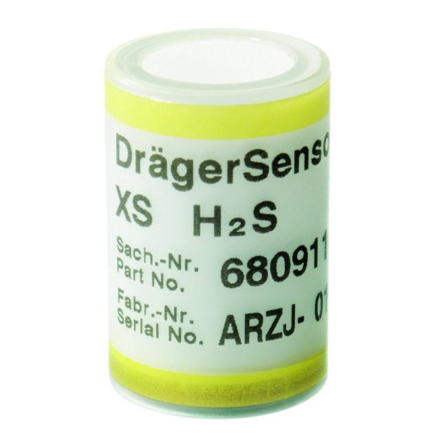 Elektrochemischer Sensor DRÄGER XS EC-H2S 100 fürMiniwarn, Multiwarn II, Pac III und X-am 7000, 0-100 ppm, Gewährleistung 3 Jahre