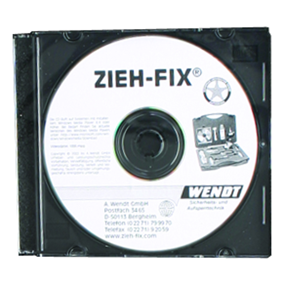 Demo-CD für Einsatzkoffer ZIEH-FIX