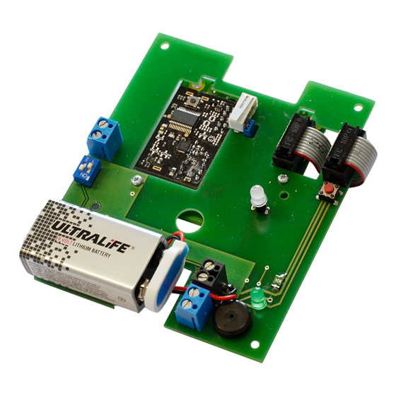 Relaismodul zur Einbindung von externen Komponenten in das W2 Funksystem, mit Batterie
