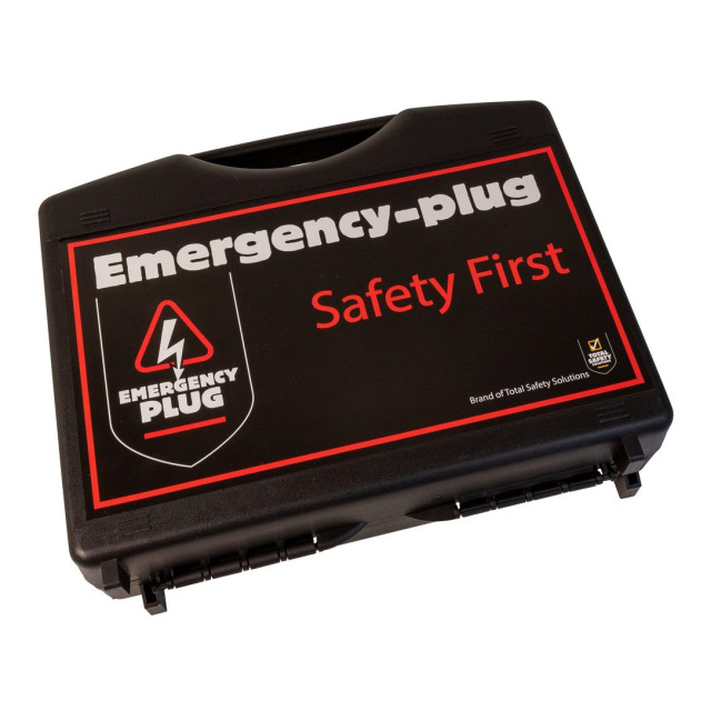 Ladesimulationsstecker DÖNGES Emergency Plug H1, für Ladebuchsen Typ 1 und Typ 2, mit  6 Mignonbatterien, 2 Hebelwerkzeugen, Transportbox