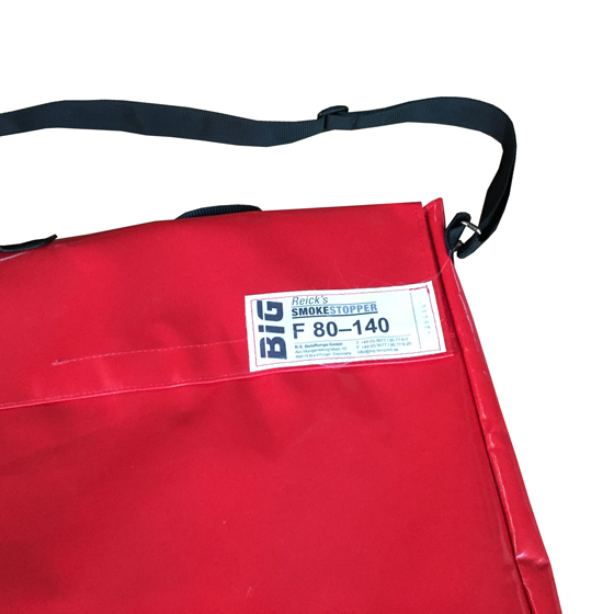 Tragetasche RSS F 80-140 für mobilen Rauchverschluss RSS F 80-140, Farbe rot