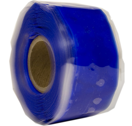 ResQ-tape Rolle Standard. Länge 3,65 m, Breite 25, 4 mm, Farbe blau. Lieferung im Druckverschlussbeut el