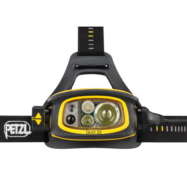 Stirnlampe PETZL DUO Z2, ATEX-Zulassung, mit Batterie, Halterungen für Helm Vertex und Strato, 3 Jahre Garantie