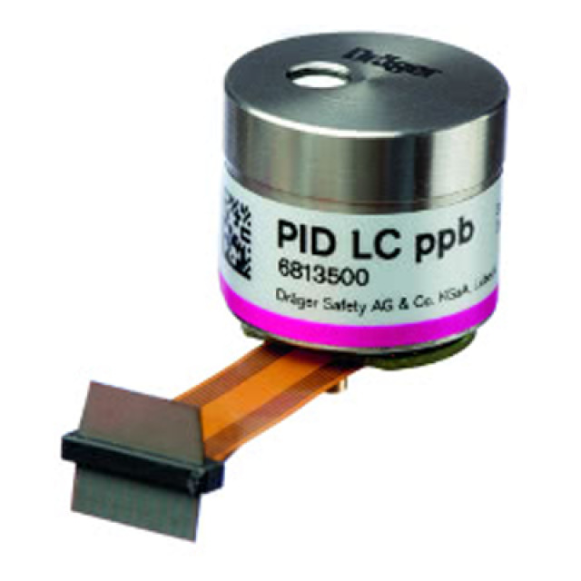 Photoionisationssensor PID LC ppb für DRÄGER X-am8000, 0,025–10 ppm Isobuten, 1 Jahr Gewährleistung