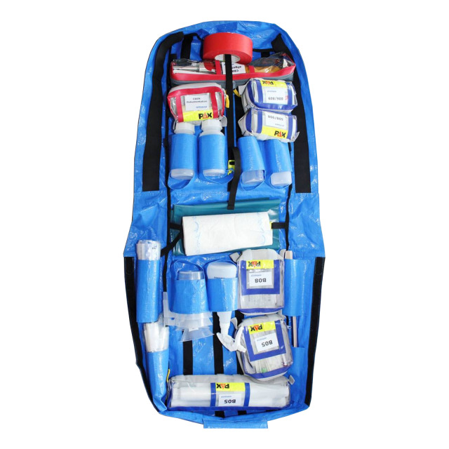 Rucksack B für Gerätesatz zur Probenahme (CBRN), Farbe blau. Ohne Inhalt